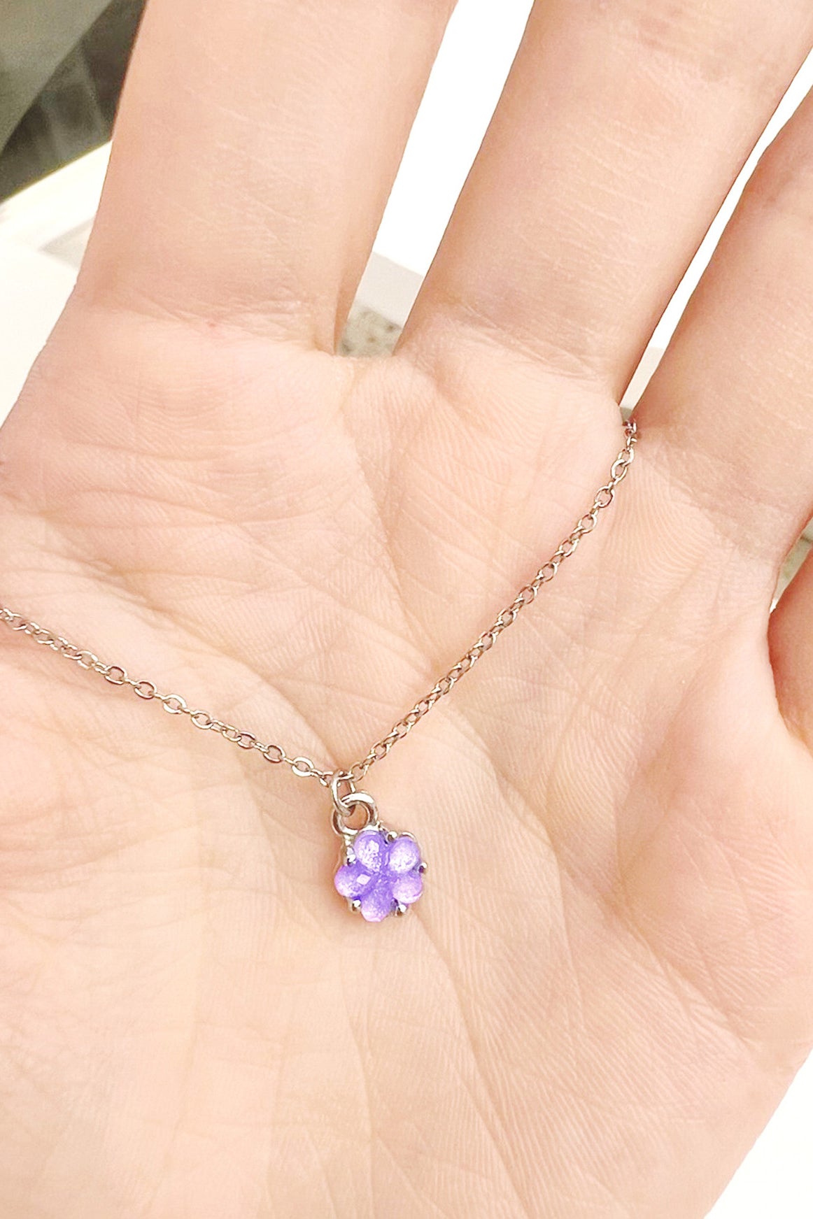 Blooming Zakaranda Necklace